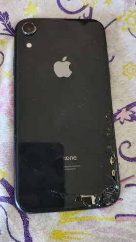 Carcaça Peças IPHONE XR Preto 64 gbs