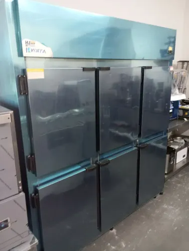 NZ. Mini câmara fria 6 portas inox 