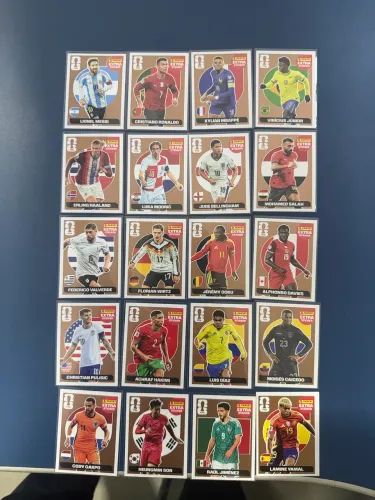 Kit 20 figurinhas Legend Bronze Panini 2026