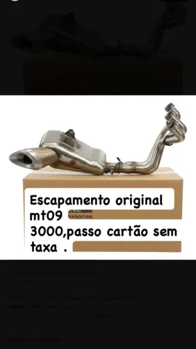 Escapamento mt09