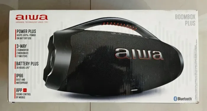 Boombox AIWA, original. Lacrada com NF! Parcelo no cartão.