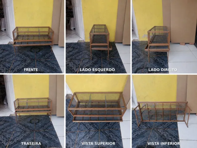Projetos para gaiola de codornas 