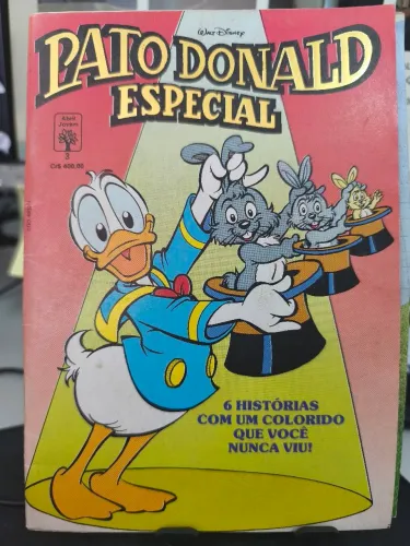 Combo revista Pato Donald Especial. Editora Abril - março e junho 1990