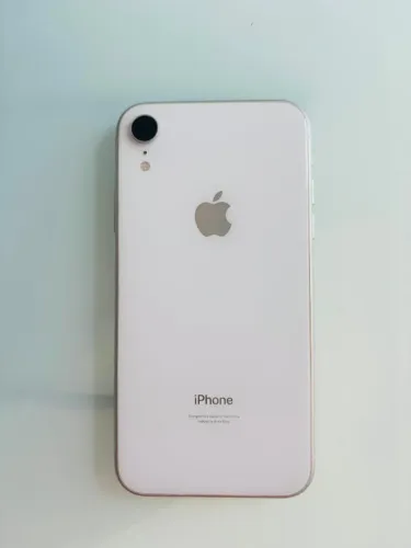 iPhone XR Branco 64GB - Bateria 100% (Impecável, Sem Marcas de Uso)
