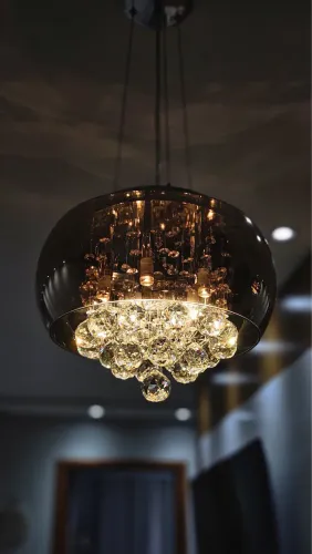 Luminária de vidro