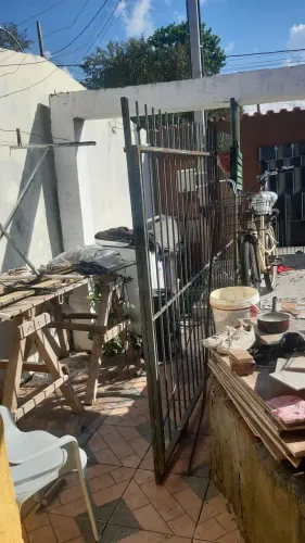 Portao de ferro 3.23 de largura por 2.00 de altura