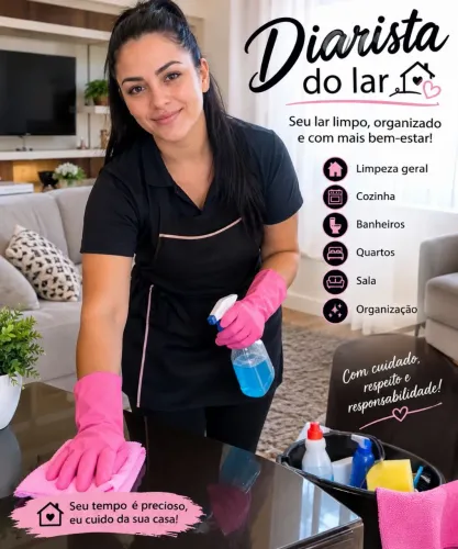 Diarista e organizadora do lar