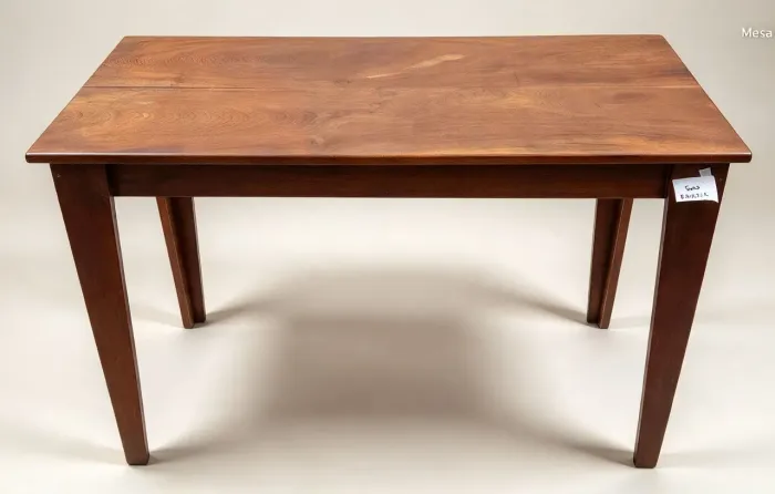 Mesa de madeira maciça Angelim 120 x 59 x 80cm altura