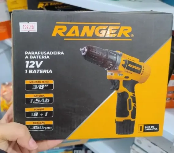 Parafusadeira a Bateria -12V com 1 bateria