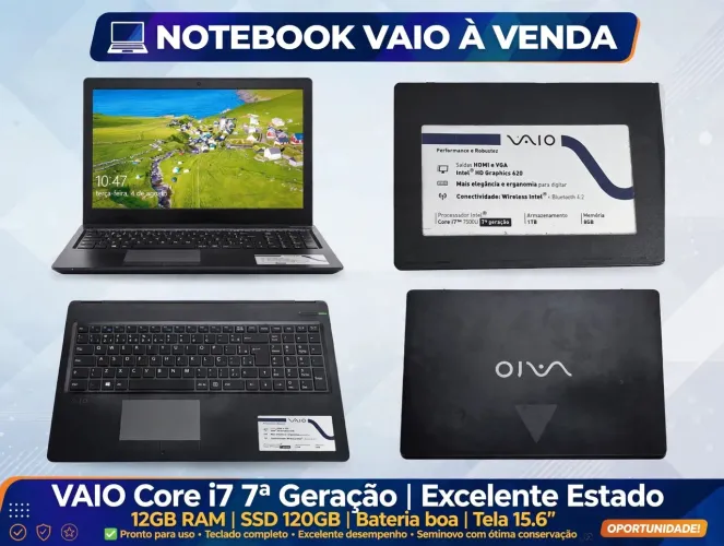 Notebook core i7 12gb ram