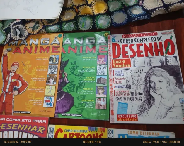 Revistas e Livros de Desenho