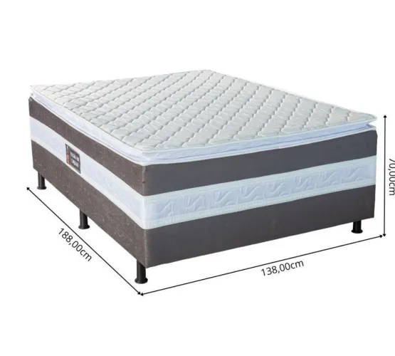 Cama casal box conjugada