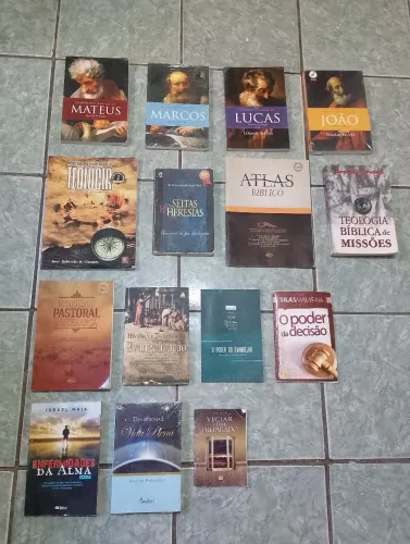 kit 15 livros teologia bíblia