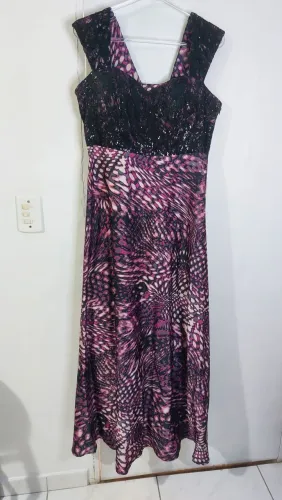 Vestido de festa plus size gg/46