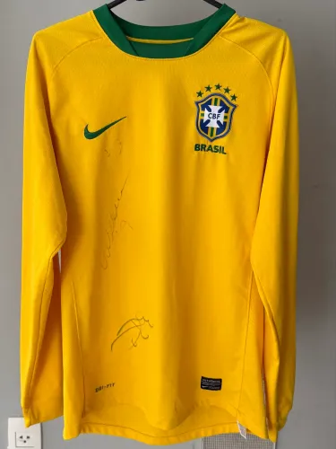 Camisa Nike Brasil 2010 Manga Longa P