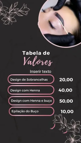 Depiladora e design de sobrancelhas 