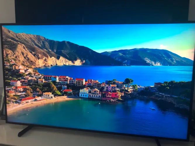 TV 4k 55 THE FRAME COM ONE CONECT