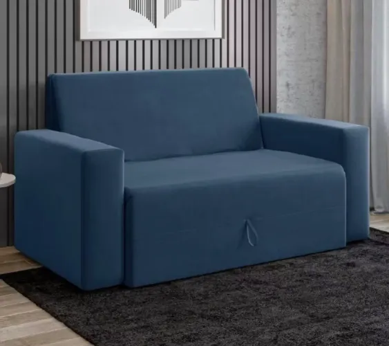 Sofá Cama Compacto Veludo NOVO ENTREGA RAPIDA
