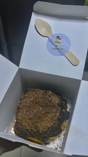 Bolo na caixa