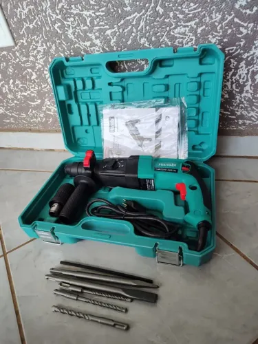 Martelete Perfurador Rompedor Professional 1300w 2.8j 26mm Sds Plus 60hz Hanabi
