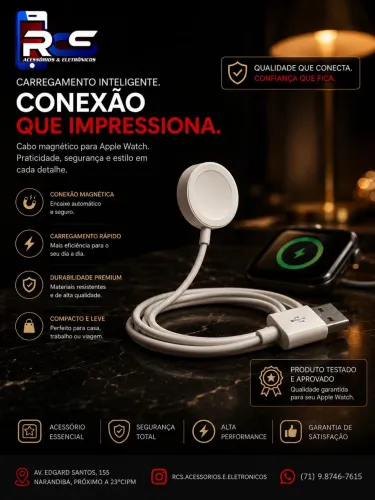 Cabo Magnético para Apple Watch