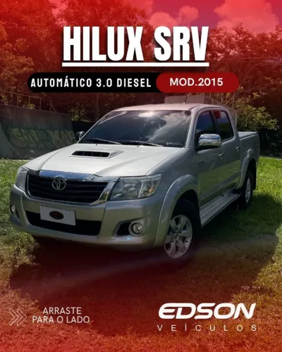 Toyota Hilux CD SRV D4-d 4X4 3.0 TDI Diesel AUT 2015