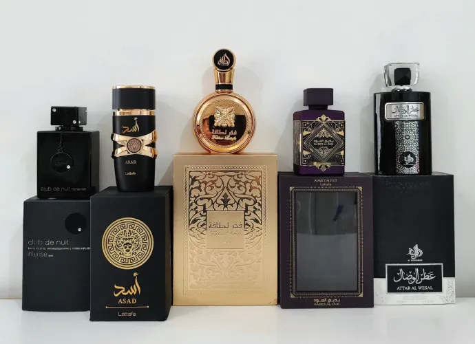 Frasco de perfume vazio importado árabe lote