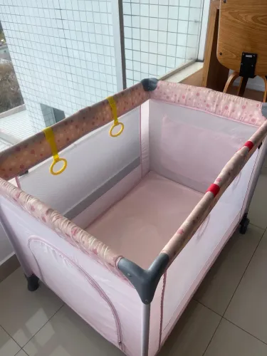 Berco Portatil Infantil Cercado Desmontavel Dobrável Bebe Viagem Seguro Maxi Baby
