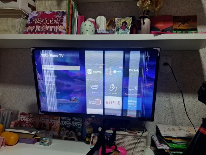 Tv 32 polegadas com defeito na imagem