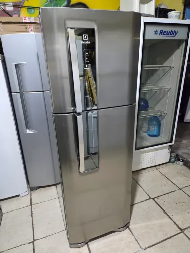 Geladeira Electrolux duplex frost free inox