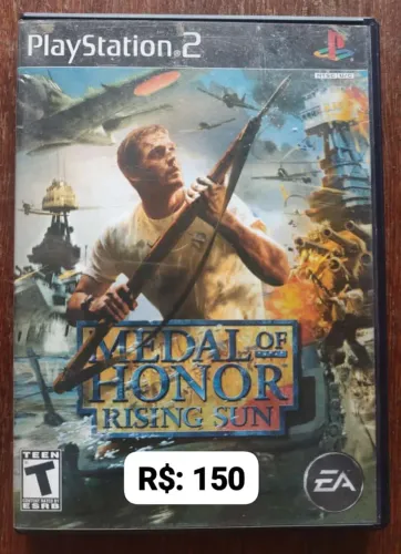 Medal Of Honor Rising Sun = R$: 150