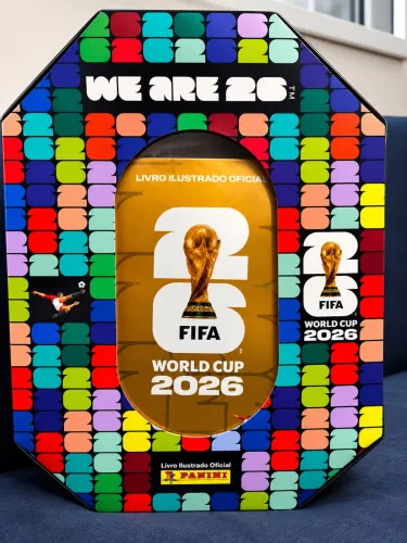 Kit Estádio Copa do Mundo 2026 com todas as 980 figurinhas soltas + coleção coca cola