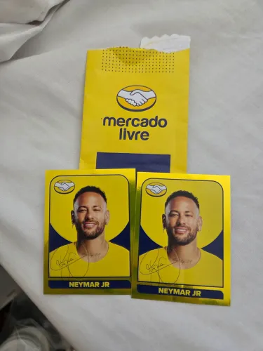 Figurinha Neymar JR Autografada Mercado Livre