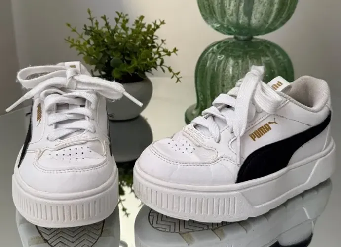 TENIS BRANCO PUMA - SOLA 21 CM - PALMILHA 19 CM - CALÇA 27/28 BRASIL