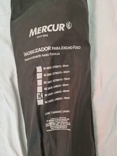 Imobilizador para joelho fixo mercur 60cm