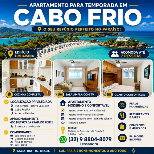 Apartamento Temporada em CABO FRIO
