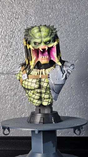 Predador busto colecionável