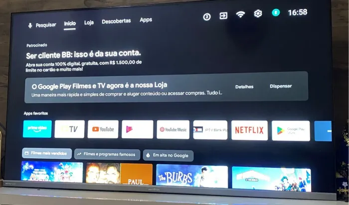 Tv 43 polegadas Britânia 