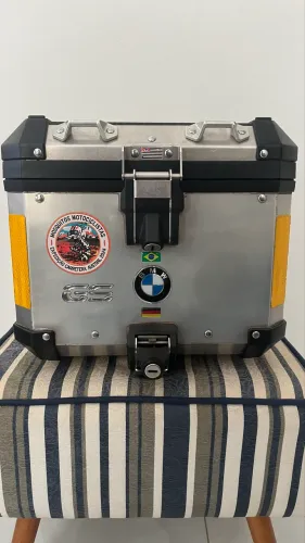 Top case baú original bmw para gs adventure 1250, 1200, 850 ou 900