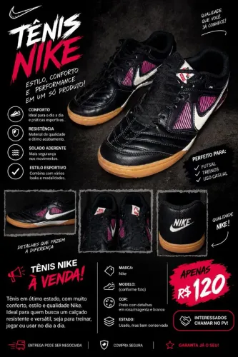 Tênis Nike futsal