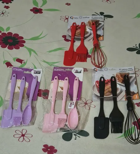 Kit colher silicone