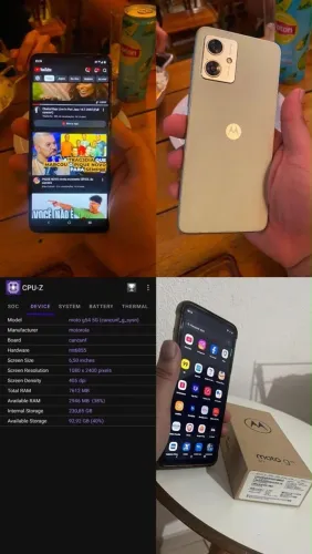 Moto G54 256gb 8gb RAM Nota Fiscal