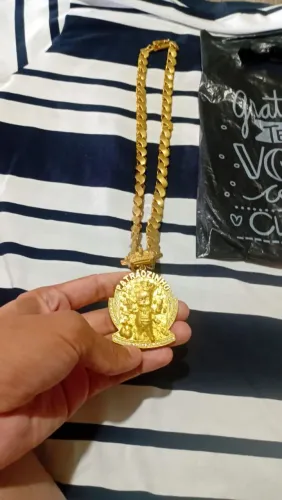 Cordão moeda antiga top 