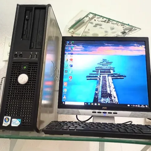 CPU Dell Optiplex 760 simples pra estudo completo com SSD +rapido que HD