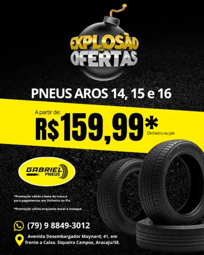 Pneus em Aracaju, Pneu, PromoçãodePneus, Pneusbaratos