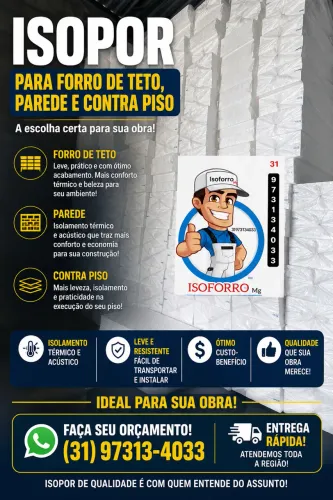 PLACAS DE ISOPOR EPS- ANTI CHAMAS