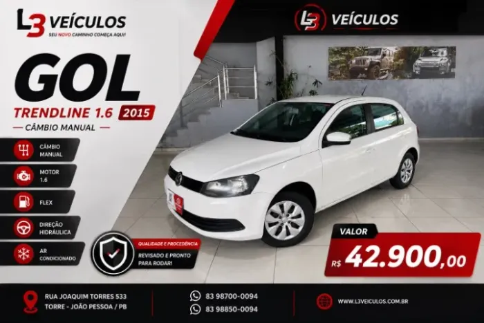 Volkswagen Gol Geração VI Trendline 1.6 8V Total Flex Mec. 4P 2015