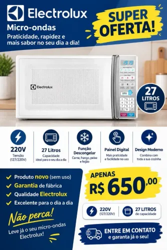 Micro-ondas Electrolux 27l 