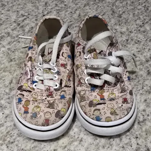 Tênis Vans Infantil Snoopy (Peanuts) - Tamanho 24/25 - Exclusivo