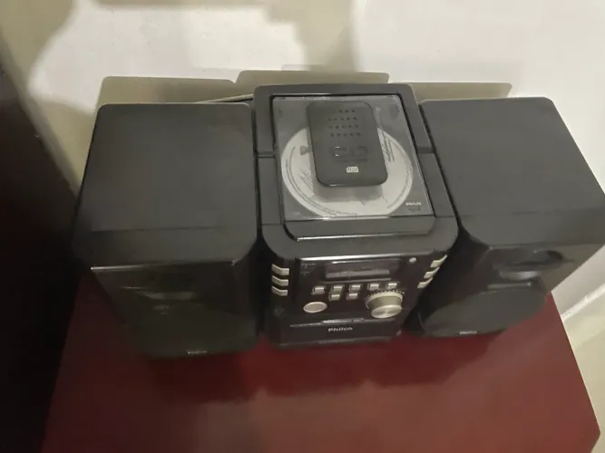 Micro system Philco fita cassete e cd bivolt 